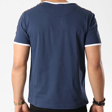 Ellesse - Tee Shirt Avec Bandes 1031N Bleu Marine