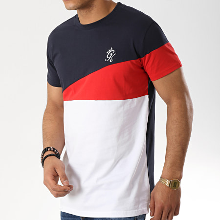 Gym King - Tee Shirt Nicolas Bleu Marine Blanc Rouge