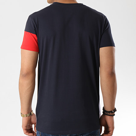 Gym King - Tee Shirt Nicolas Bleu Marine Blanc Rouge