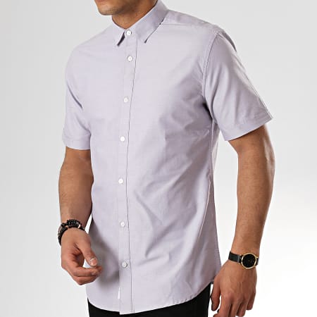 Only And Sons -  Chemise Manches Courtes Travis Gris