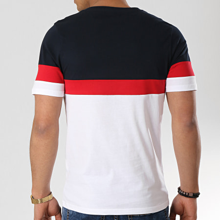 93 Empire - Tee Shirt Tricolore Tape Bleu Marine Blanc Rouge
