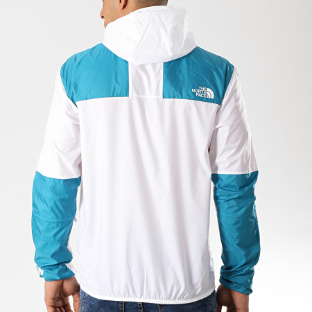 The North Face - Coupe-Vent 1985 Mountain CH37 Blanc Bleu Canard