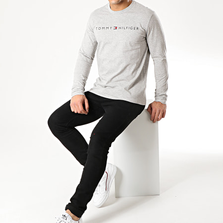 Tommy Hilfiger - Tee Shirt Manches Longues 1171 Gris Chiné