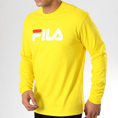 Fila - Tee Shirt Manches Longues Classic Pure 681092 Jaune