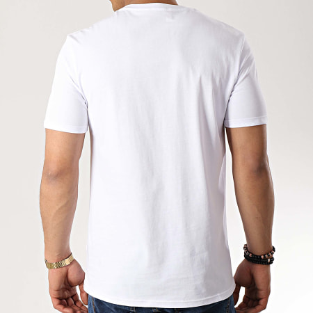 Uniplay - Tee Shirt A Strass UY358 Blanc Argenté