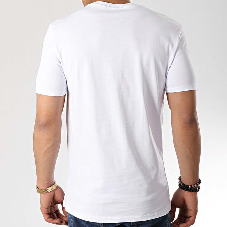 Uniplay - Tee Shirt UY364 Blanc Orange