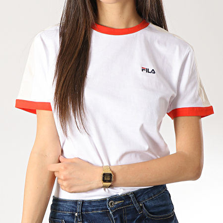 Fila - Tee Shirt Femme Noreen 687051 Blanc