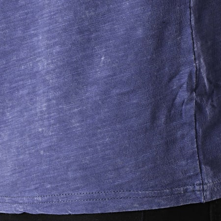MTX - Tee Shirt Poche F1026 Bleu Marine Floral