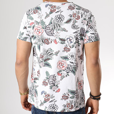MTX - Tee Shirt ZT5005 Blanc Floral
