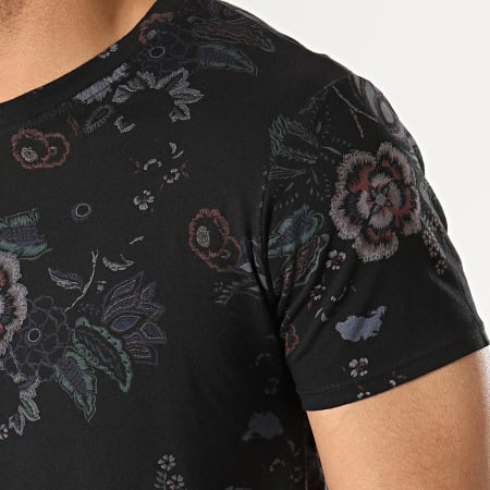 MTX - Tee Shirt ZT5005 Noir Floral