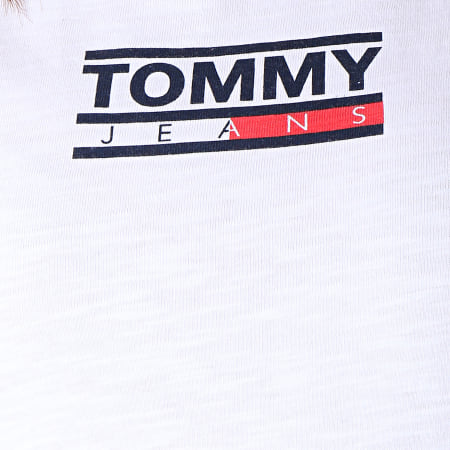 Tommy Hilfiger - Robe Femme Logo 6175 Blanc