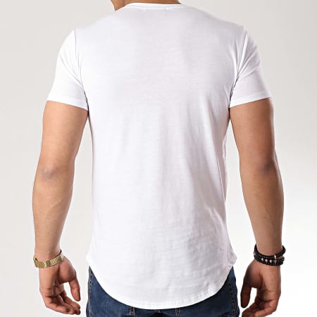 Classic Series - Tee shirt Oversize 98882 Blanc Argenté