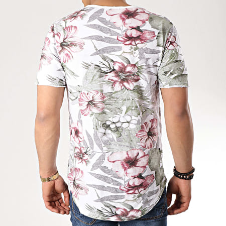Classic Series - Tee Shirt Poche Oversize 815616 Blanc Floral