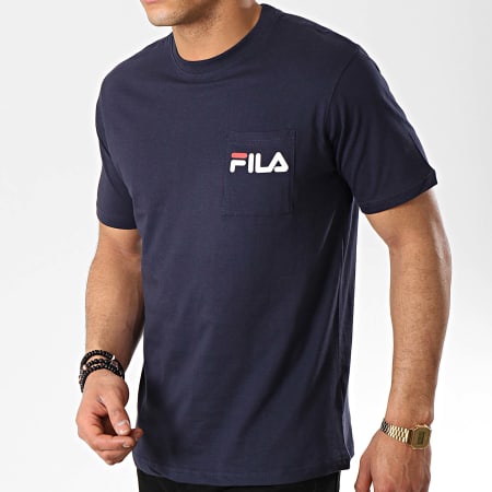 Fila - Tee Shirt Poche Curtis 684472 Bleu Marine
