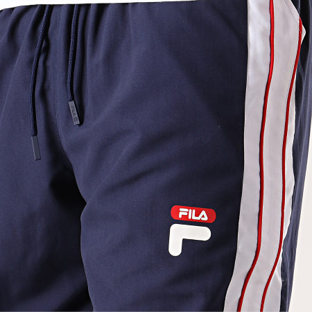 Fila - Pantalon Jogging Piped 684488 Bleu Marine Blanc