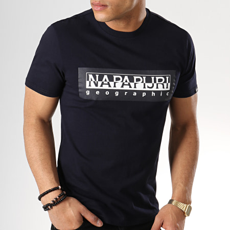 Napapijri - Tee Shirt Sele N0YIEI Bleu Marine