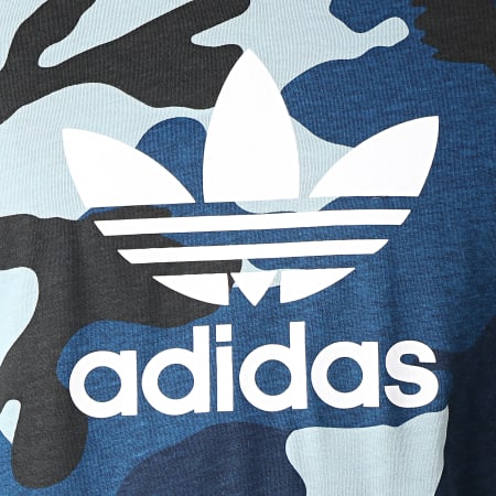 Adidas Originals - Tee Shirt Camo DV2074 Bleu Marine Camouflage 