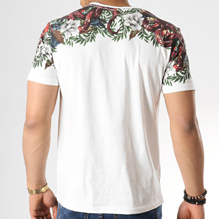 KZR - Tee Shirt 18121 Blanc Floral