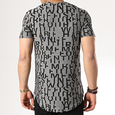Uniplay - Tee Shirt Oversize UY363 Gris Noir