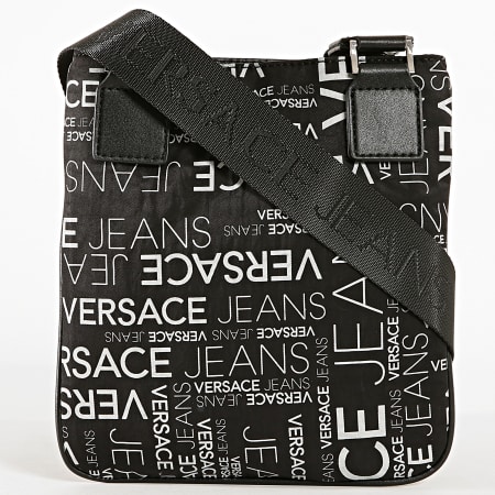 Versace Jeans Couture - Sacoche Linea Logo All Over Dis 3 Noir