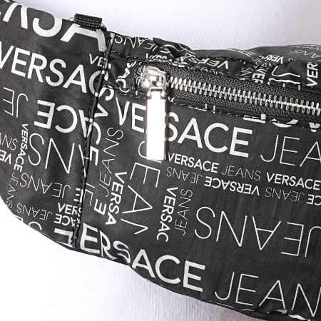 Versace Jeans Couture - Sac Banane Linea Logo All Over Dis 1 Noir