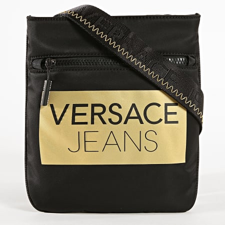 Versace Jeans Couture - Sacoche Linea Macrotag Dis 1 Noir Doré