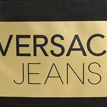 Versace Jeans Couture - Sacoche Linea Macrotag Dis 1 Noir Doré