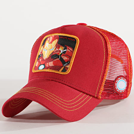 Capslab - Casquette Trucker Iron Man 1 Rouge 