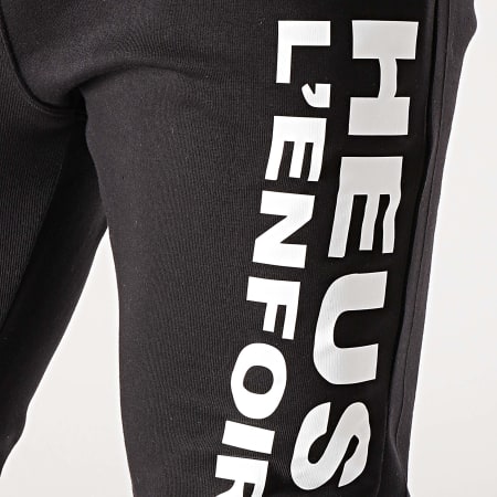 Heuss L'Enfoiré - Pantaloni da jogging con logo nero