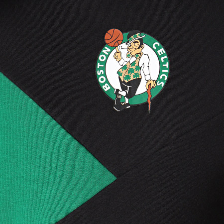 New Era - Sweat Capuche Colour Block Boston Celtics Noir Vert Blanc