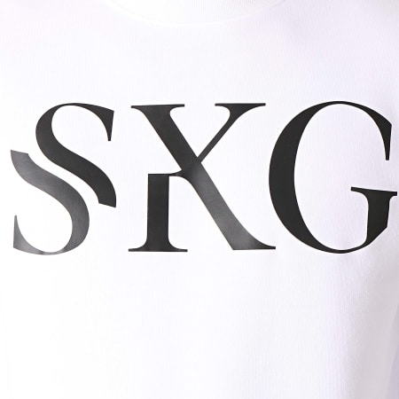 SKG - Sweat Crewneck Logo Blanc