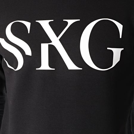 SKG - Felpa con logo a girocollo nero