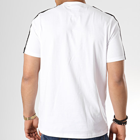 Wrung - Tee Shirt Avec Bandes Hack Blanc