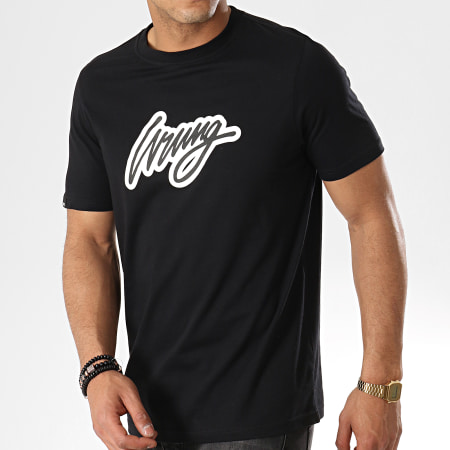 Wrung - Tee Shirt Retrosign90 Noir