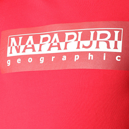 Napapijri - Sweat Capuche Bago N0YIEB Rouge