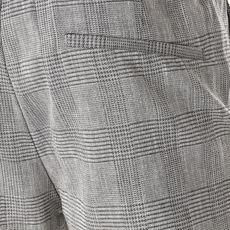 Only And Sons - Short A Carreaux Linus Check Gris