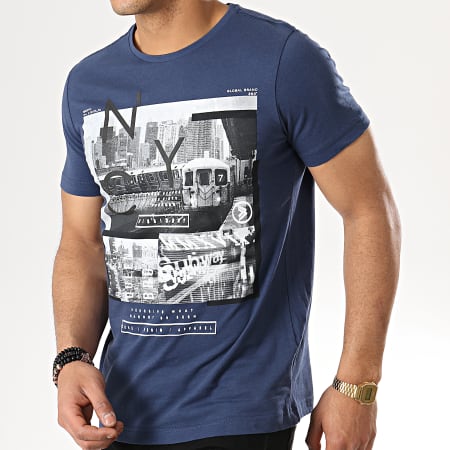 Classic Series - Tee Shirt Stations Bleu Marine