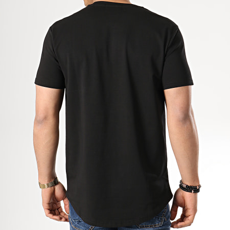 Gov Denim - Tee Shirt Oversize A Bandes 181003 Noir
