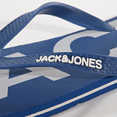 Jack And Jones - Tongs Logo Bleu Marine 