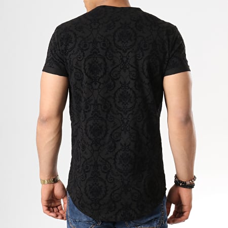 Aarhon - Tee Shirt Oversize 91313 Noir Renaissance