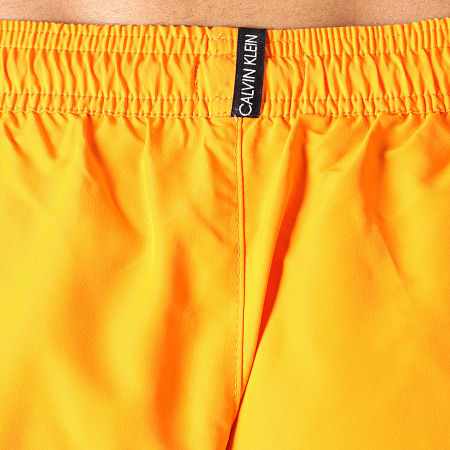 Calvin Klein - Short De Bain Avec Bandes Drawstring 0285 Orange