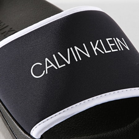 Calvin Klein - Claquettes Slide 377 Bleu Marine