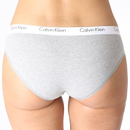 Calvin Klein - Lot De 2 Culottes Femme QD3584E Gris Chiné 