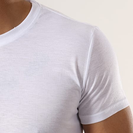 Terance Kole - Tee Shirt Oversize 98056 Blanc Noir Dégradé