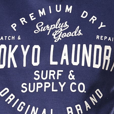 Tokyo Laundry - Sweat Capuche Portopalo Bleu Marine