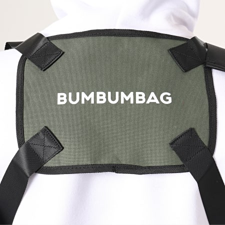 BumBumBag - Sac Poitrine Bucket Vert Kaki