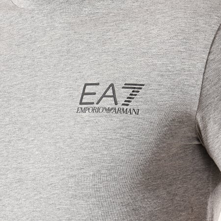 EA7 Emporio Armani - Tee Shirt A Bandes 3GPT07-PJ03Z Gris Chiné Noir