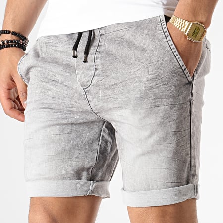 Only And Sons - Short Jogg Jean Rod Gris Clair