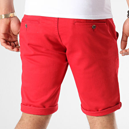 Paname Brothers - Short Chino New Jersey Rouge