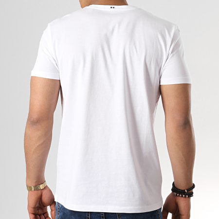Esprit - Tee Shirt 049EE2K001 Blanc Vert Clair